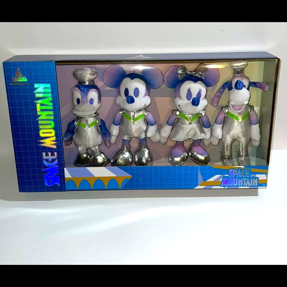 Walt Disney World 50th Anniversary Celebration Space Mountain Plush Set